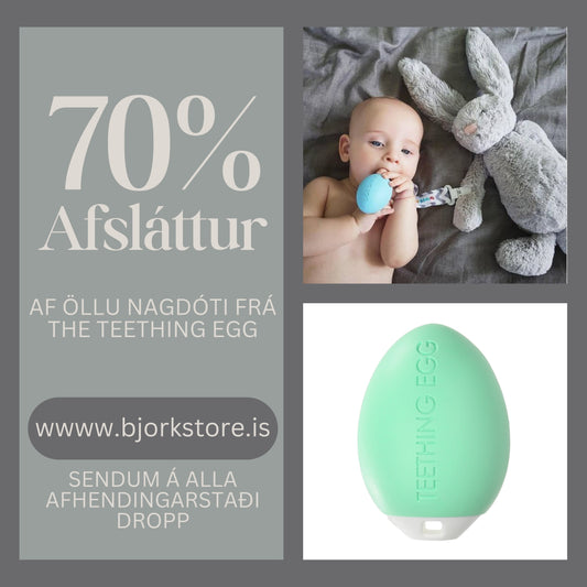 The teething egg - Grænt