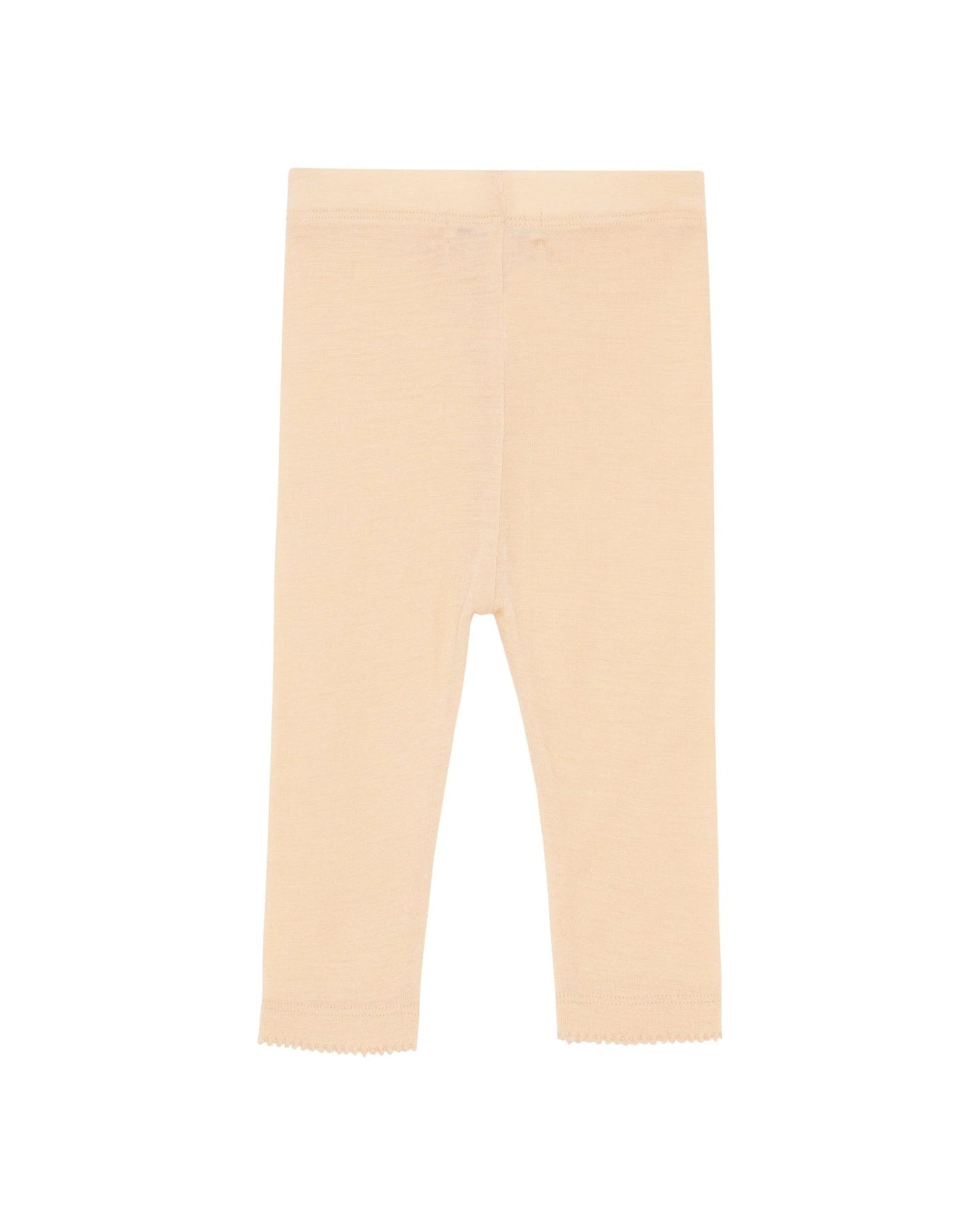 Leggings - 100% Merino ull - Ljósbrúnar