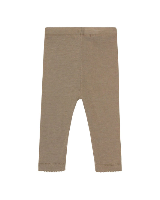 Leggings - 100% Merino ull - Brúnar