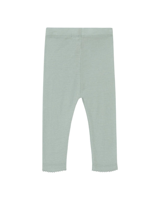 Leggings - 100% Merino ull - Sægrænar