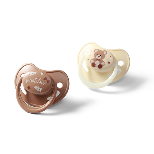 Gómlaga snuð - 2stk. 0-6mánaða