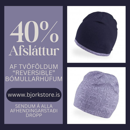 Tvöföld bómullarhúfa