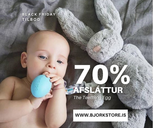 The teething egg - Fjólublátt