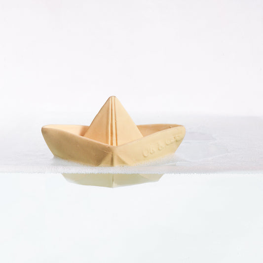 Baðdót - Origami bátur - Hvítur