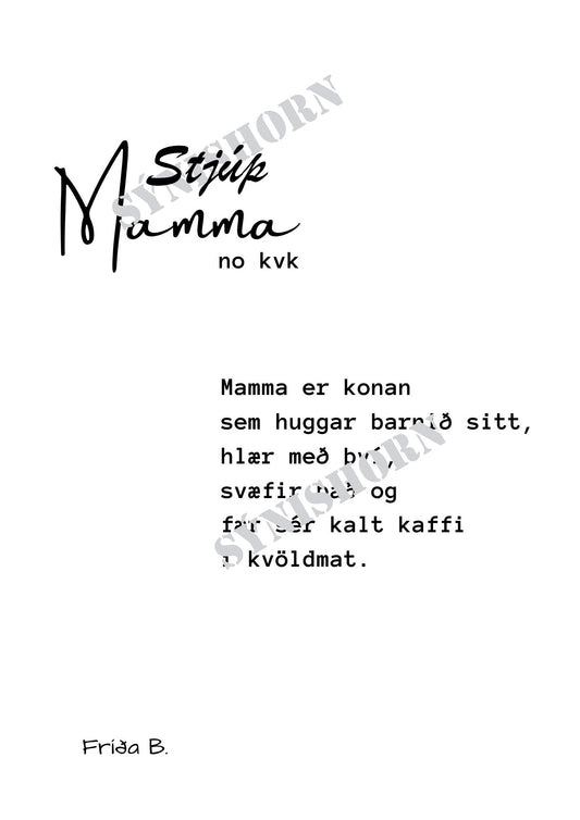 Plakat stjúpmamma