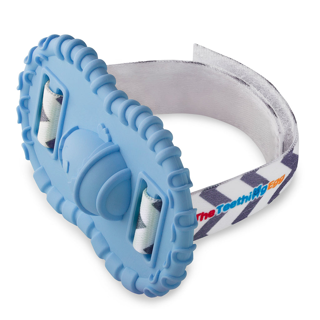 The Wristie Teether armband - blátt